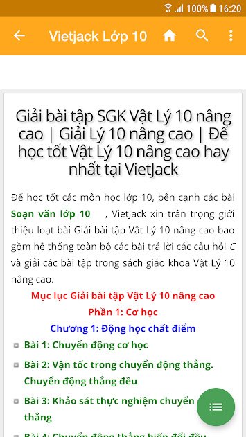 Tìm kiếm thông tin trên Vietjack