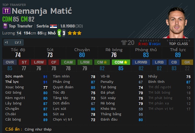 Nemanja Matic TT