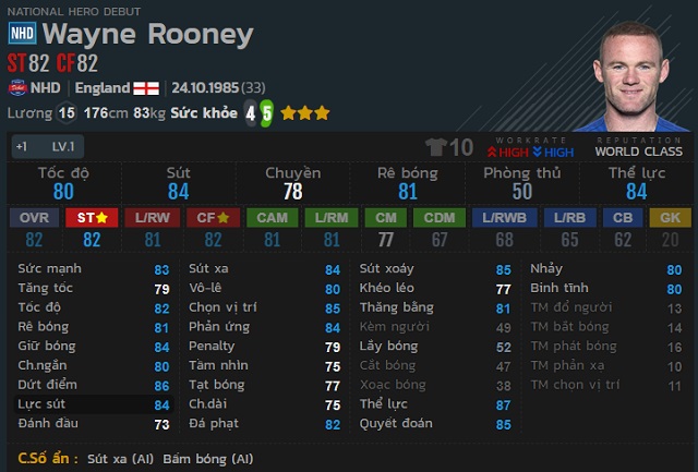 Wayne Rooney NHD