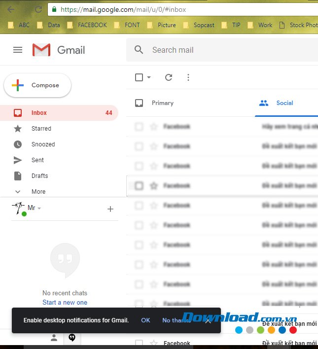 Đăng nhập Gmail trên máy tính