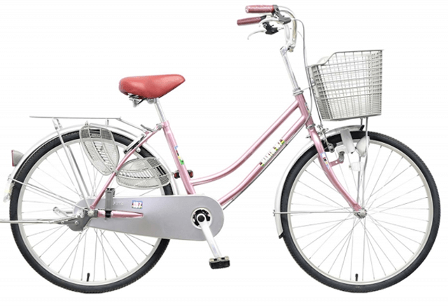 Màu hồng đáng yêu cho xe đạp bé gái