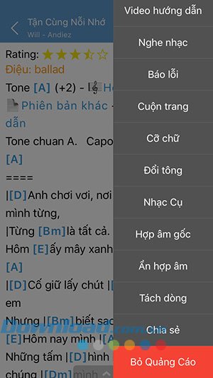 Tùy chỉnh hợp âm