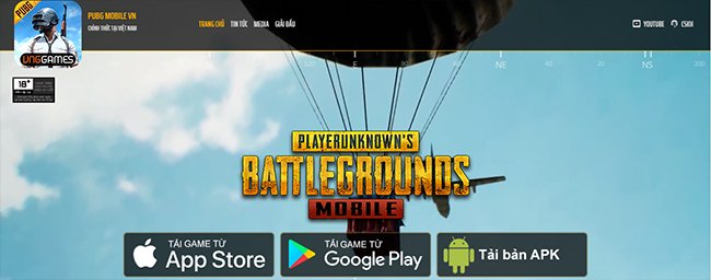 Trang chủ PUBG Mobile Việt Nam