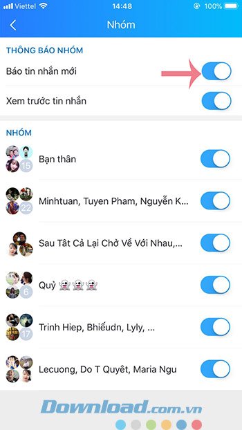 Tin nhắn nhóm