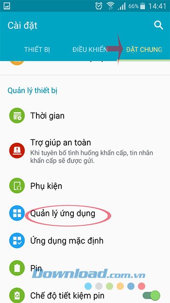 Quản lý ứng dụng