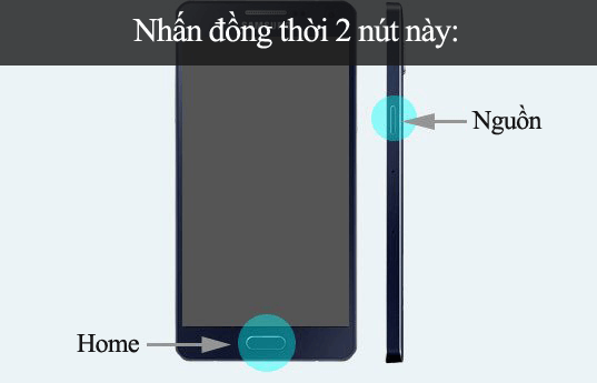 Chụp ảnh màn hình điện thoại Samsung