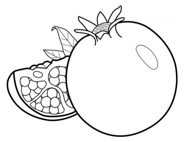 Link tải 50 tranh tô màu hoa quả trái cây cho bé