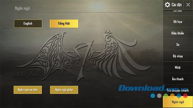 Chỉnh lại ngôn ngữ cho PUBG Mobile