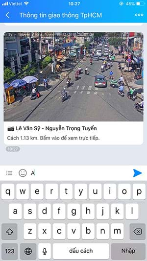 Hình ảnh giao thông hiện tại