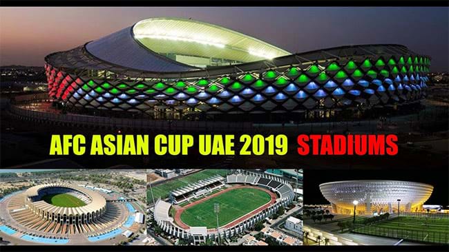 Các sân vận động sẽ diễn ra VCK ASIAN Cup 2019