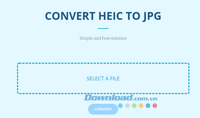 Convert HEIC TO JPEG