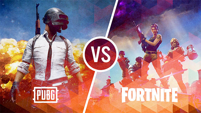 So sánh PUBG Mobile và Fortnite