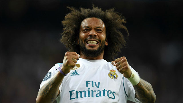 Marcelo trong màu áo Real Madrid