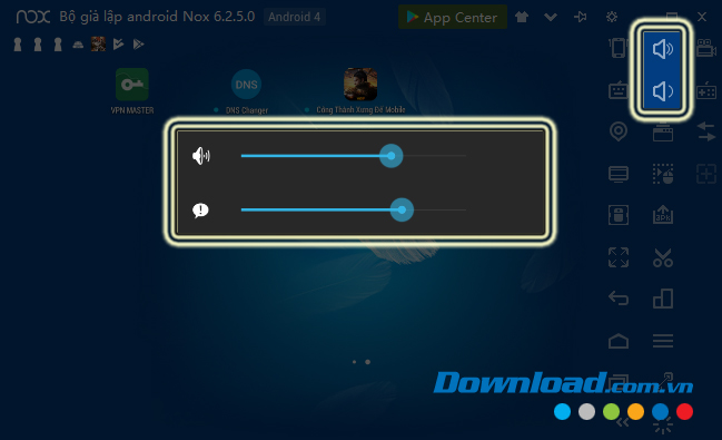 Giao diện NoxPlayer