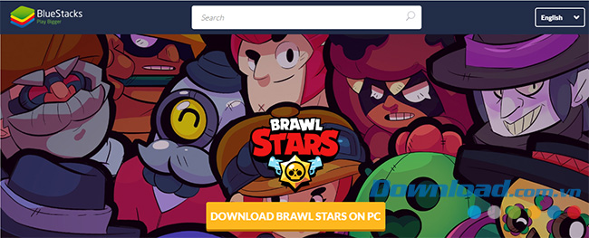 Nhấn vào Download Brawl Stars