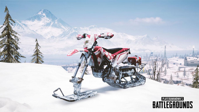 Xe máy trượt tuyết Snowbike trong PUBG #25