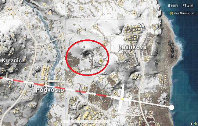 Hang động bí mật trong bản đồ Vikendi