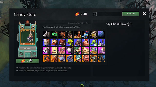 Cách mua Candy trong Dota Auto Chess