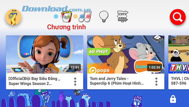 Hướng dẫn thiết lập các kênh được lựa chọn hiển thị trên Youtube Kids
