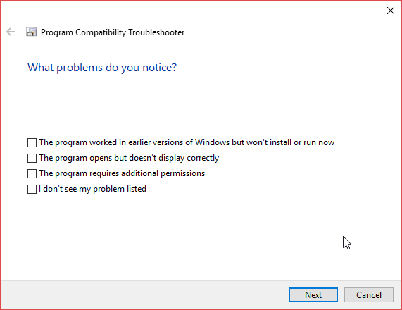 Thông báo lỗi cho Windows 10