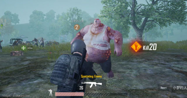 Zombie "béo" -  zombie đồ tể trong PUBG Mobile