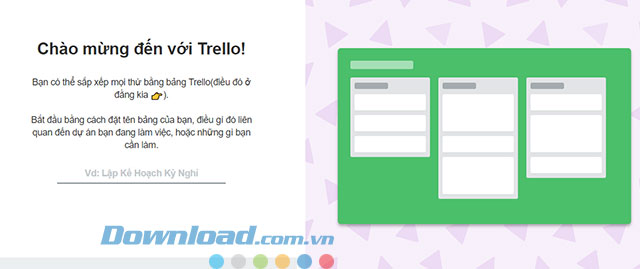 Đăng ký tài khoản Trello thành công