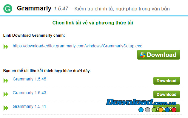 Nhấp vào Download