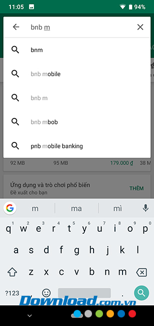 Tìm và tải Boom M cho Android