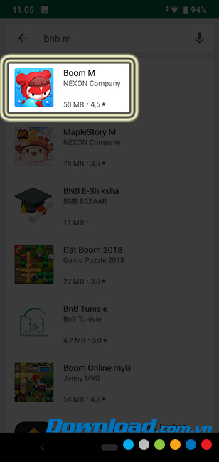 Biểu tượng game BnB M trên Android