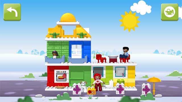 Hãy để trẻ thỏa sức xây những ngôi nhà độc đáo trong game LEGO DUPLO Town