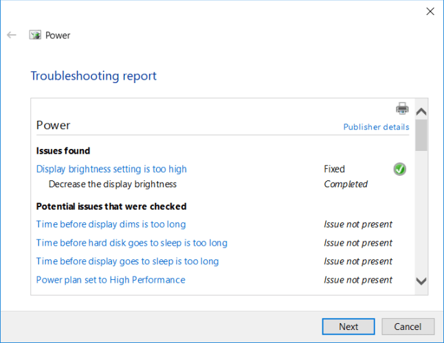 Trình gỡ rối Windows 10