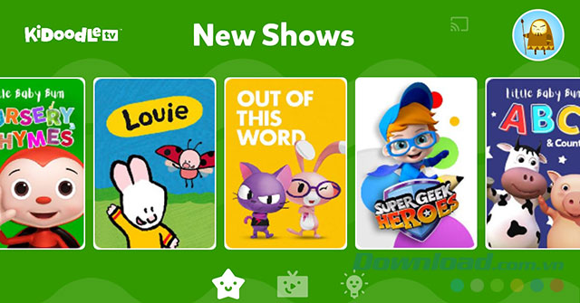 Ứng dụng Kidoodle.TV