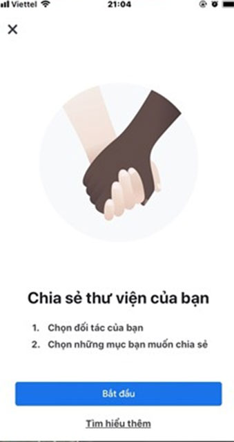 Chia sẻ thư viện ảnh của bạn