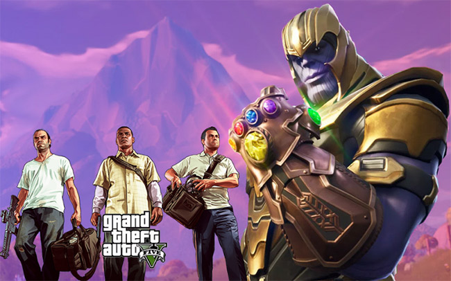 Trò chơi nhập vai cổ điển GTA 5 và nhân vật Thanos