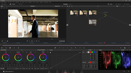 Color Page của DaVinci Resolve