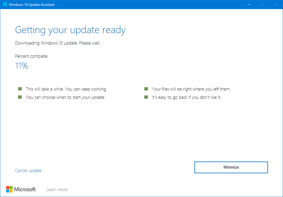 Windows 10-Cập nhật