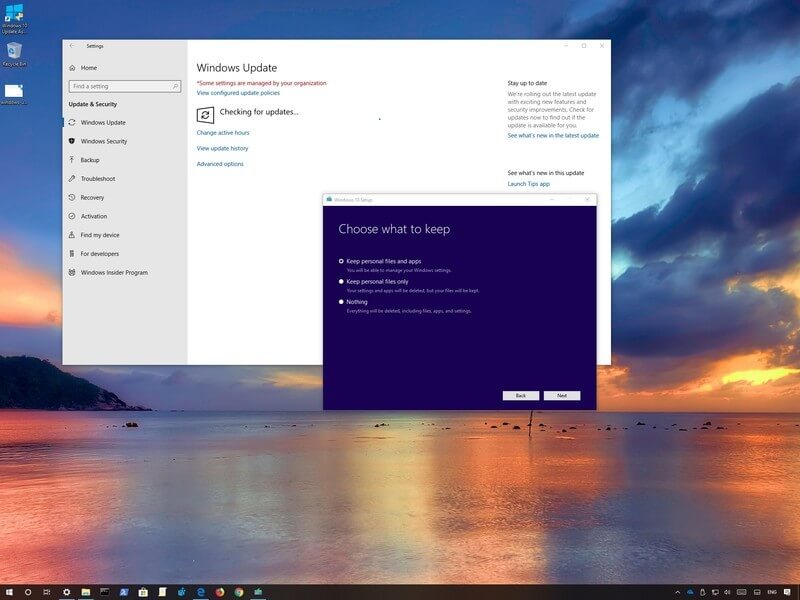 Bản cập nhật Windows 10 Mai 2019