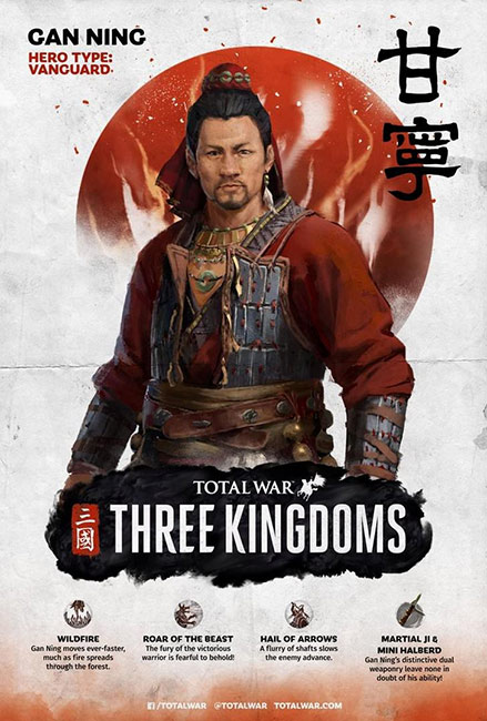 Cam Ninh trong Total War Three Kingdoms 