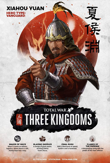Hạ Hầu Uyên trong Total War Three Kingdoms 