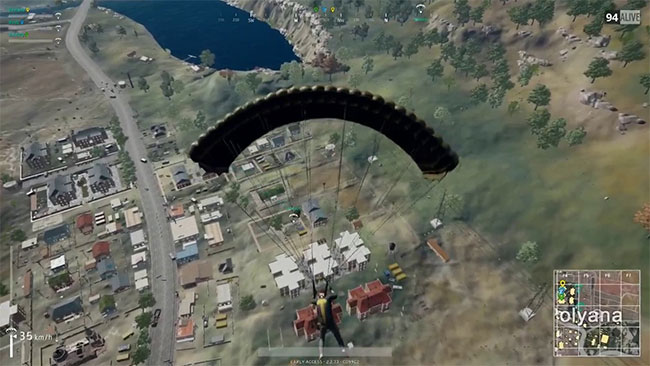 Cách tiếp đất hiệu quả khi nhảy dù trong PUBG