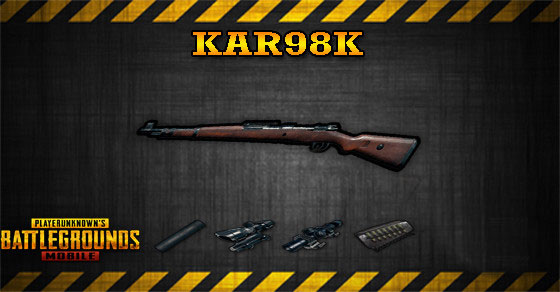 Khẩu súng Kar98k trong game bắn súng sinh tồn PUBG Mobile