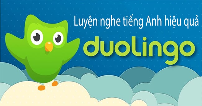 Học tiếng anh trực tuyến qua Duolingo