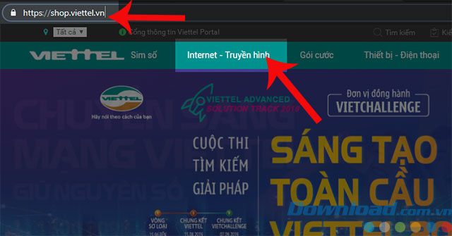 Chọn Internet - Truyền hình