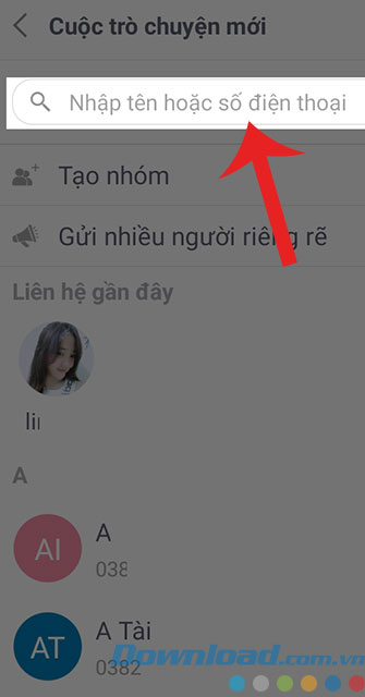 Nhập tên