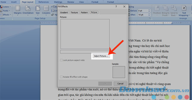 Hướng dẫn chèn hình nền trong Microsoft Word  Downloadvn
