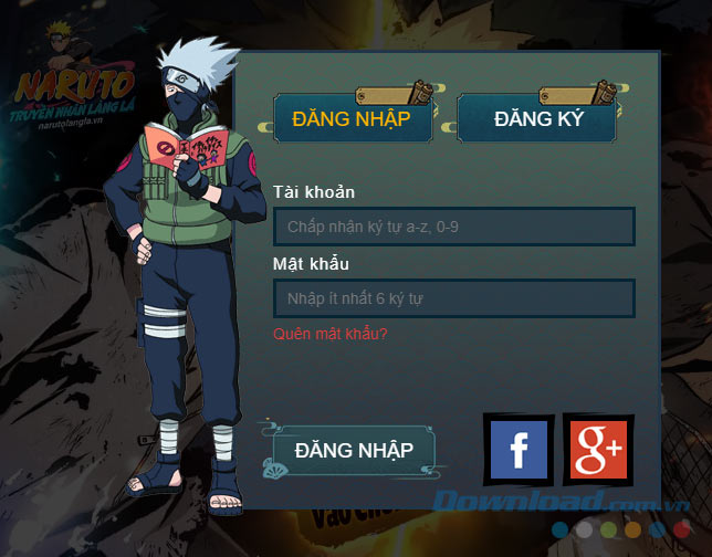 Cách nhận và nhập giftcode webgame Naruto Truyền Nhân Làng Lá