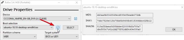 Kiểm tra file ISO