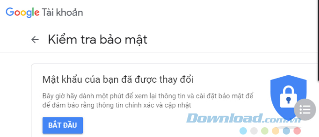 Đổi mật khẩu Gmail