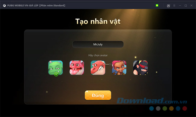 Tạo nhân vật chơi Auto Chess Mobile trên PC