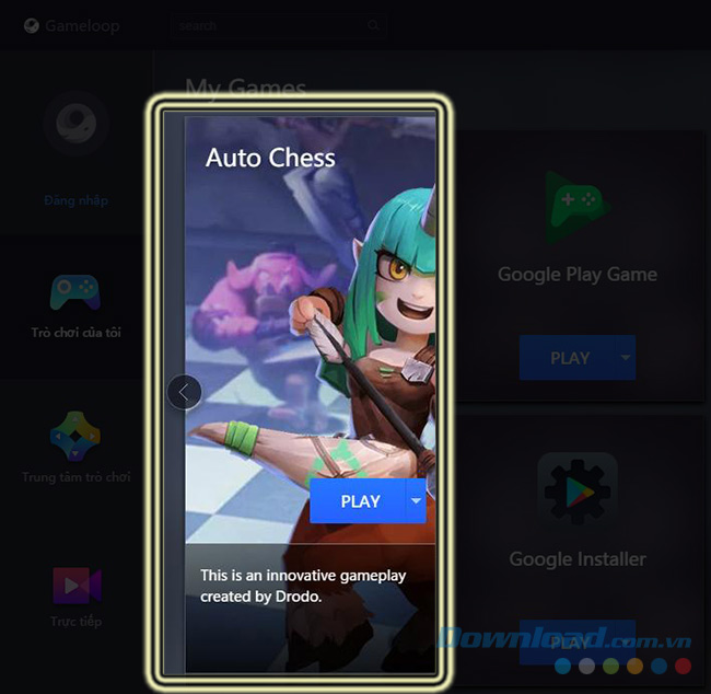 Nhấn vào Play để chơi Auto Chess Mobile trên Gameloop